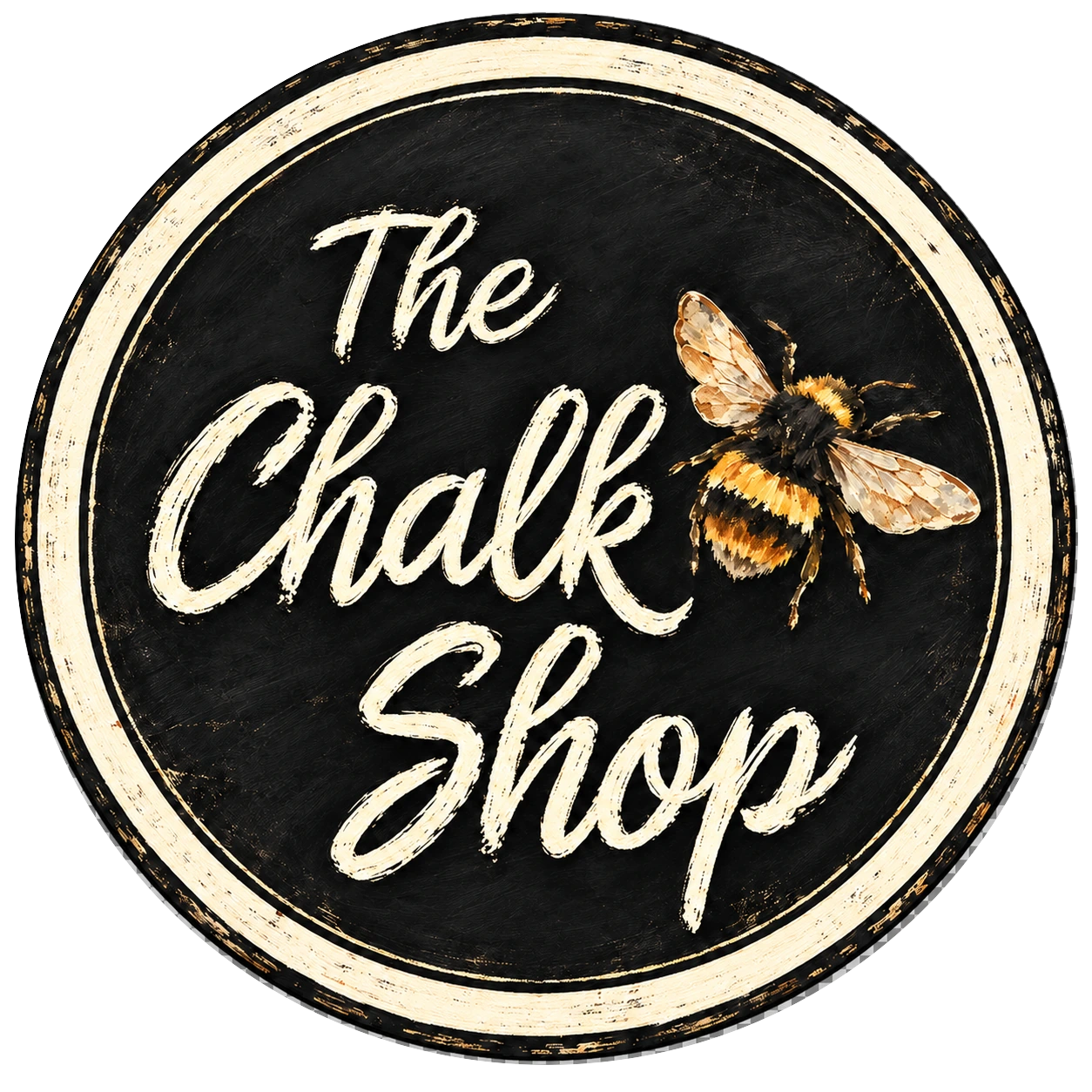 The Chalk Shop bee logo